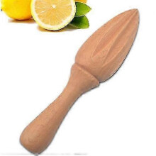 Wooden Citrus Juicer compatible with Lemon Lime Orange, Handheld Fruit Squeezer Extractor Reamer, Multifunctional Kitchen Tool
