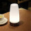 Retro LED Night Light with Wireless PIR Motion Sensor, Round Table Lamp compatible with Bedside, White Light, Battery Powered 3