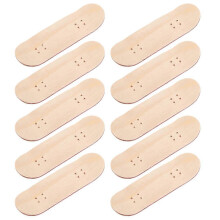 10 Pcs Replacement Wooden Board Finger Skateboard Parts compatible with Finger Skateboards