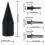 32mm Log Splitter, 4PCS Wood Splitting Drill Bits with Hexagonal Post compatible with Easy Wood Splitting 3