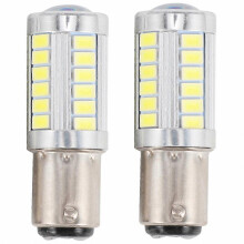 Super Bright 1157 LED Bulbs P21/5W BAY15D, 33 SMD 5730 Chips compatible with Brake & Turn Signals