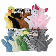 Cute Animal Hand Puppets Toys Set compatible with Kids Children, Set Of 10