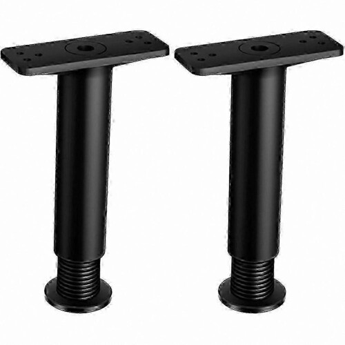 2-Pack Adjustable Bed Frame Center Support Legs, 5.89-9.84 Inch Height Range
