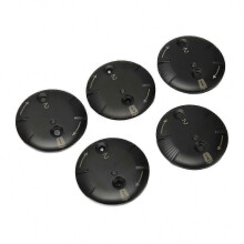 Phonak Hearing Aid Wax Guards, 5 Pack Black Cerumen Filters compatible with Sound Aid Replacement