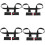 4-Piece Ski Strap Set compatible with Easy Ski and Pole Transport 1