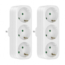 Multi Socket Without Cable, 250V/16A EU Plug Adapter, Portable Power Strip, 3680W Converter Socket