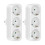 Multi Socket Without Cable, 250V/16A EU Plug Adapter, Portable Power Strip, 3680W Converter Socket 1