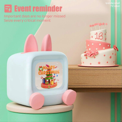 Mini TV Night Light Desktop Decoration Music Bluetooth Wifi B 2