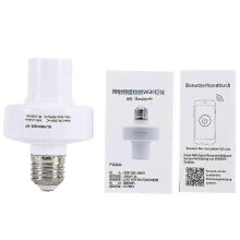 E27 Wifi Smart Light Lamp Socket Bulb Holder Fixture Support compatible with Android ios RF 433MHZ 2025