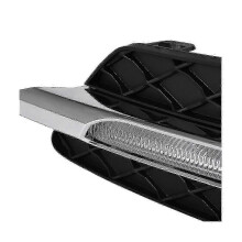 Left Led Drl Daytime Running Lights Fog Light Lamp Fit compatible with C-class W204 C250 C300 11-13 2025