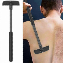 Sunrain Cordless Back Hair Remover - Pain-Free DIY Body Shaver, Foldable Design
