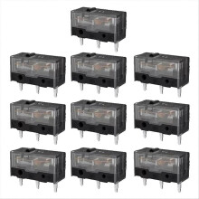 Micro-type Switch compatible with Gaming Mouse 3 Pin Black