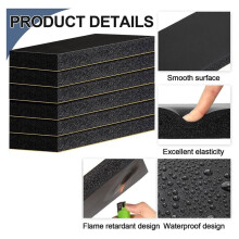8 Pack Garage Wall Protector for Car Doors Garage Bumpers for Parking Car Self Adhesive Wall Guard Anti Collision EVA