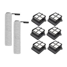 8PCS Main Brush Filter Set for Floor One S6 / S6 Pro / S7 / S7 Pro / S7 Flashdry Wet Dry Vacuum Replacement Parts