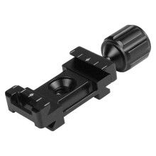 25mm Quick Release Clamp with Cold Shoe Mount 1/4'' Screw Hole for Arca-Swiss Tripod DSLR Camera Cage