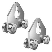 4-Rad-Laufwagen Montage Rollwagen - Verwendbar mit 1-5/8" Breiten und Alle 1-5/8" oder Höheren Strut-Kanälen, 2 Stück