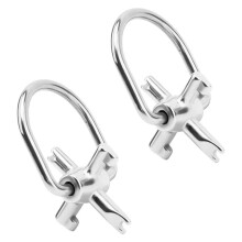 HVAC Locking Cap Key for R410A R22 Refrigerant Safety Caps, 2 Pack 4-in-1 Portable HVAC Tool