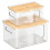 2 Pack Trash Bag Dispenser with Anti-Slip Pads - Stackable Garbage Bag Dispenser for Laundry Room, Under Sink Organizer 1