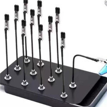 Lassende Derde Hand PCB Houder Magnetische Basis Flexibele Armen Krokodillenclip Lastechniek voor Elektronica Reparatie DIY