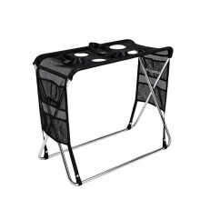 Hundvårds Hängmatta med Ställning, Fällbar Design, Klarar Upp Till 165 Lbs, Ledskydd för Hundar, Hållverktyg Svart