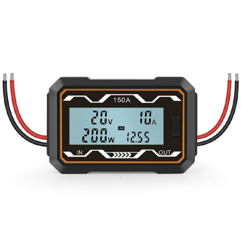 Watt Meter Power Analyzer Backlight LCD  0-60V Voltmeter Ammeter High Precision Battery Voltage Amp Meter 150A 1
