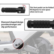 Universal Motorcycle Bicycle Folding Passenger Foot Pegs M8 Rearsets Rear Set Footrests Footpeg Foot Rest Peg Pedals