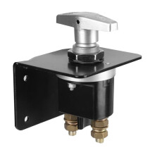 Heavy Duty 12V Battery Circuit Cutter Disconnecter Isolator Battery Kill with Keyhole for RV Accessories