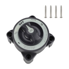 500A HD-Series Heavy Duty 3 Position Selector Battery with AFD Luminous M12 Isolator Disconnect Rotary