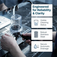 E61 Coffee Machine Cleaning Set,Backflush Cleaning Cup,for All Standard 58mm Brewing  Coffee Machines
