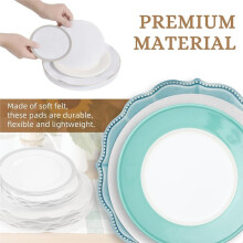 Plate China Storage Dividers Set of 90 and 3 Sizes Round Plate Separators Pads Storage Protectors for Packing