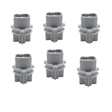 6Pcs 33515-S50-003 Car Brake Tail Lamp Holder T20 Socket for Accord T20W Rear Light Socket