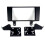 Painel de Rádio de Carro Double Din de 7 Polegadas para  LS400 para  Celsior 1995-2000 Kit de Painel de Instrumentos 1