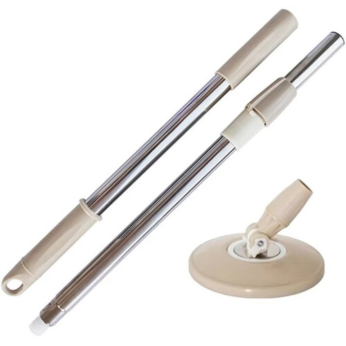 Degrees Rotating Floor Mop Pole Spin Mop Pole Handle Replacement for Floor Foot Pedal Version Handle Cleaning Tool Kit