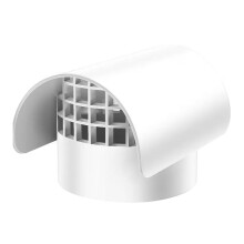3 Inch Radon Vent Cap PVC Pipe,Outdoor Roof Vent Hood Cover, Protect Vent Pipe From Rain Snow Leaves & Small Animals