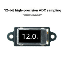 0-30V  Digital Voltmeter with 0.5inch OLED Display 12-Bit High-Precision ADC Sampling Real- Voltage Monitor