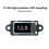 Voltímetro Digital   0-30V com Display OLED de 0,5 Polegadas e Amostragem ADC de Alta Precisão de 12 Bits Monitor de Tensão em Tempo Real 1