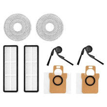 Kompatibel med för H50 H50 Pro Sido Borste Filter Moppsäck Robotdammsugare Tillbehör 8 Delar