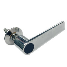 P15F Solidny Uchwyt do Drzwi Barn z Powłoką Chromową - 17,6 mm Odstępu Otworów do Sprzętu Meblowego