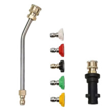 Buses à Code Couleur 5 et Tige D'Extension pour Accessoires de Nettoyeur Haute Pression Compatibles avec la Série pour K
