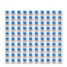 100 Stuks DIY Mechanische Toetsenbord Schakelaars Stofdicht 3 Pin Tactiele Kliktoetsen Blauwe Schakelaar Gaming Toetsenbord Accessoires