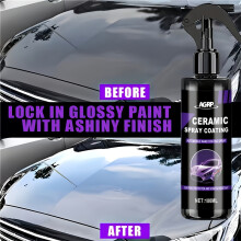 (100 ml) 1pc Car Nano Coating Spray And Sponge, Ultimate Paint Protection And Scratch Repair, Easy to Use, Durable, Weather