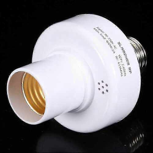 E27 Wifi Smart Light Lamp Socket Bulb Holder Fixture Support compatible with Android ios RF 433MHZ 2025 1