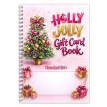 Christmas for Her Gift Card Book, Gifts for Grandkids Kids Women Surprises Every Page DIY Gift Card Booklet