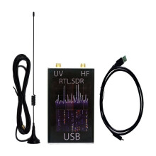 100KHz-1.7GHz UV RTL-SDR USB Tuner Empfänger Vollband RTL-SDR RTL2832U+R820T2 Radioempfänger AM FM