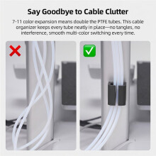 5PCS for Kobra X 3D Printer PTFE Tube Cable Organizer Tool-Free Installation for Kobra X 3D Printer Parts