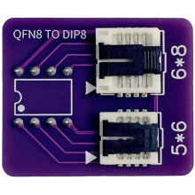 Gniazdo Programujące i Testowe WSON8/QFN8/DFN8/MLF8 2-w-1 do Programowania Chipów IC, Testowania Pamięci EEPROM Flash