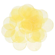 30pcs Capiz Sea Shells Pendant Beads Yellow Mica Disc Charms Flat Round Shape, Versatile Use for DIY Accessories