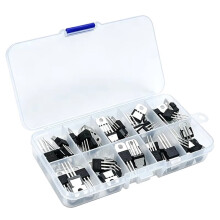 50PCS Voltage Regulator KIT 10 Values LM317T L7805CV L7806 L7808 L7809 L7810 L7812 L7815 L7818 L7824 to-220 Stabilivolt