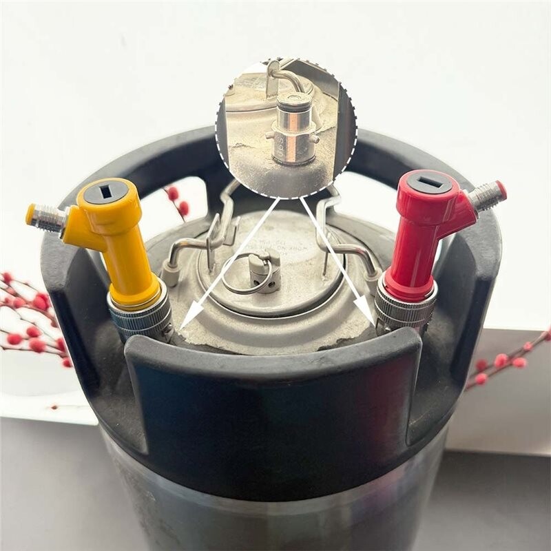 Pin Lock Disconnect Vloeibaar Gas 1/4
