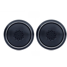 2 Stück Seidenkuppel-Autotweeter, 2kHz-20kHz, Klarer Klang, Wetterbeständig für Auto-Audiosprecher A